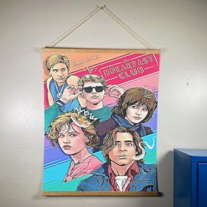 The Breakfast Club Canvas Wooden Gold Hanger
